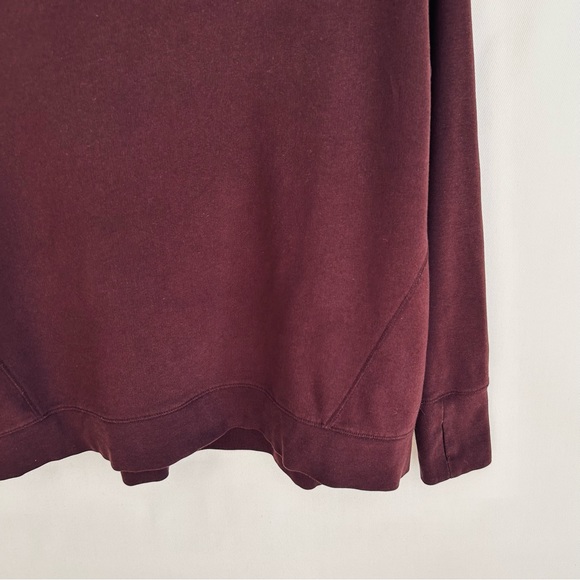 Sweaty Betty ~Simhasana Sweatshirt in Black Cherry size Medium - Picture 6 of 14